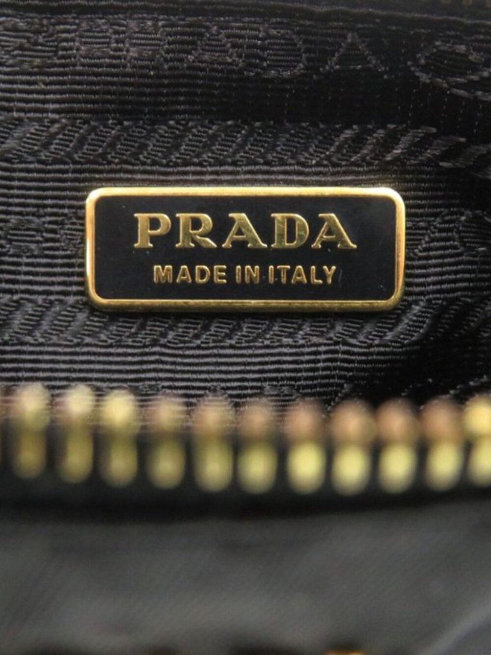 Prada Nylon Bear Black Pouch - Picture 6 of 6